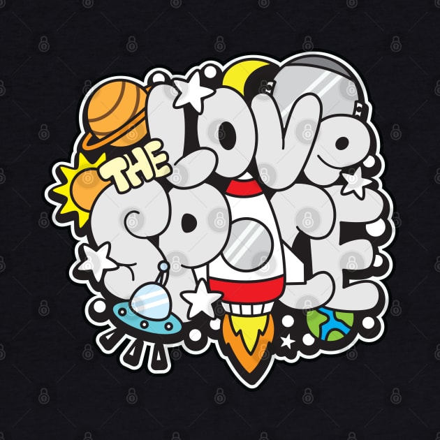 Love the space doodle by Mako Design 